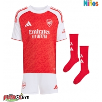 Camiseta Arsenal Mikel Merino #23 Primera Equipación para niños 2025-26 manga corta (+ pantalones cortos)